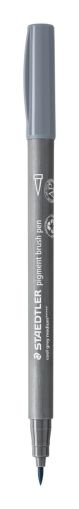 Флумастер Staedtler Pigment Brush 371, сив 87