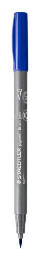 Флумастер Staedtler Pigment Brush 371, син 3