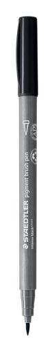 Флумастер Staedtler Pigment Brush 371, черен 99