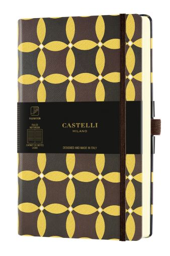 Бележник Castelli Oro, 13x21m, линиран, Corianders