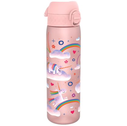 Бутилка за вода Ion8 Print, Recyclon, 500 ml, еднорози 2