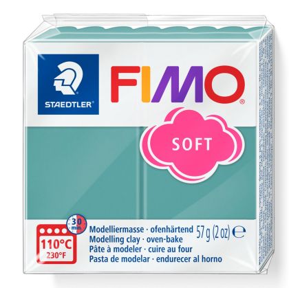 Полимерна глина Staedtler Fimo Soft, 57g,зелен T36