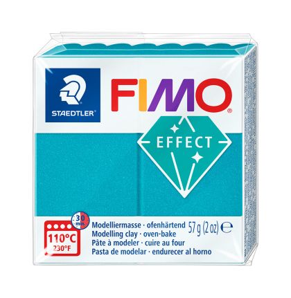 Пол. глина Staedtler Fimo Effect,57g, мет.тюрк 36