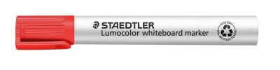 Маркер Staedtler Lumocolor 351 за бяла дъска, объл връх, червен