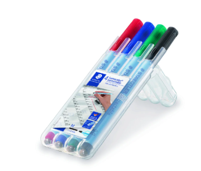 Маркер Staedtler Lumocolor correctable 305M, 4 цв