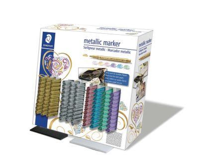 Дисплей маркери Staedtler Metallic, 100 бр