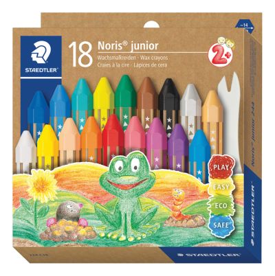 Пастели Staedtler Noris Junior 224, 18 цвята