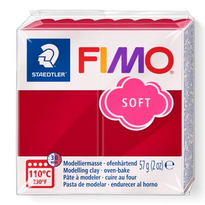 Полимерна глина Staedtler Fimo Soft, 57 g, череш26