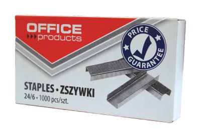 Телчета Office Products 24/6,станд, до 30 листа, опаковка 1000