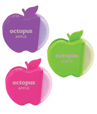 Острилка с гумичка Octopus Apple, асорти