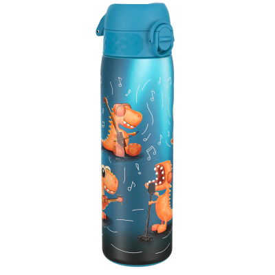 Бутилка за вода Ion8 Print, мет, 600ml, Dino Band