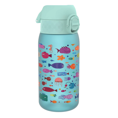 Бутилка за вода Ion8 Print, Recyclon, 350ml, рибки