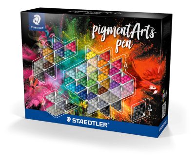 Дисплей флумастри Staedtler Pigment, 280 броя