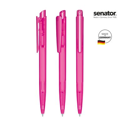 Химикалка Senator Dart Clear 2602, прозрачна, РОЗОВ