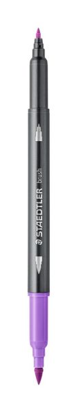 Акварелни флумастри Staedtler 3001, двув, лавандула 62