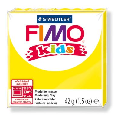 Полимерна глина Staedtler Fimo Kids,42g, жълт 1