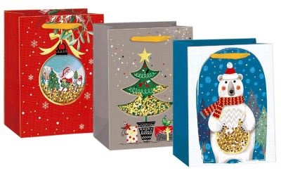 Подаръчна торбичка XMAS Jumbo Deluxe, 33x20x46 cm