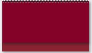 Настолен календар-бележник, НК 7, бордо