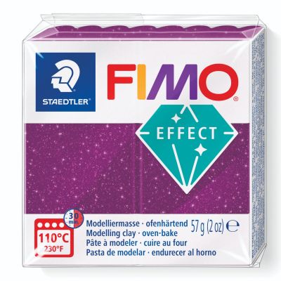 Полимерна глина Staedtler Fimo Effect, 57g, галактическо лилав 602