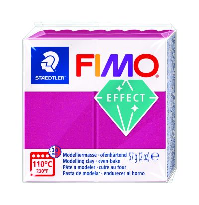 Полимерна глина Staedtler Fimo Effect,57g, металическо бордо 21
