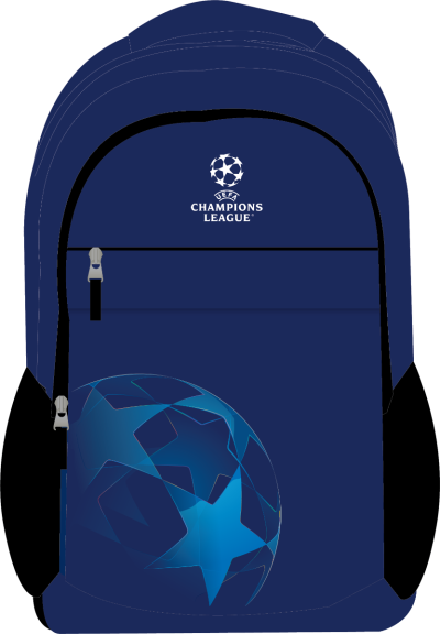 Раница UEFA, 30х20х45 cm, синя