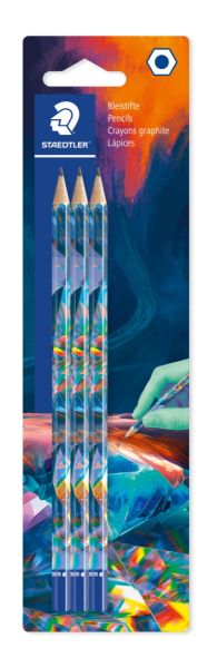 Моливи Staedtler Multiverse, HB, 3 бр, блистер, VERSION 1