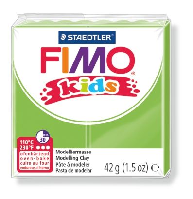 Полимерна глина Staedtler Fimo Kids,42g, светло зелен 51