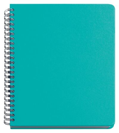 Бележник със спирала Сатурн, А5, светлосин