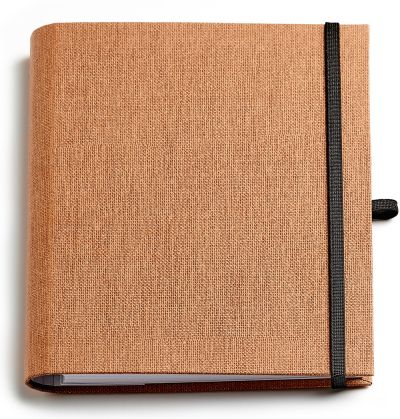 Бележник със скрита спирала Тера, А5, свкафяв