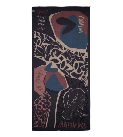 Шал Anekke, 185x90 cm, асорти, 39490-000