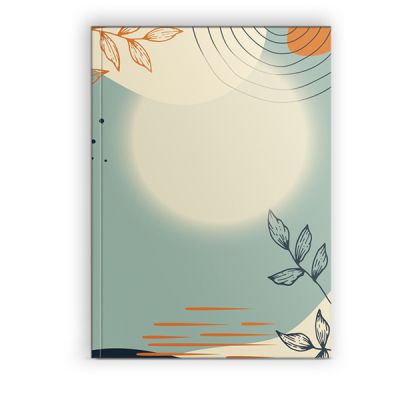 Бележник Unistyle А5, БЕЖ/ЗЕЛЕН