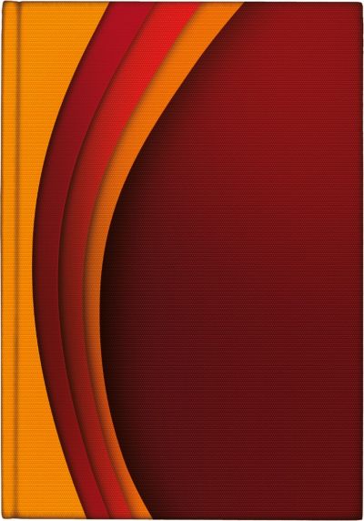 Бележник КБ 21, А5, 336 страници, ламинат, червен дизайн