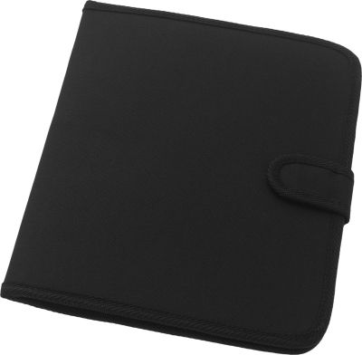 Папка А4 с блок листа, черна