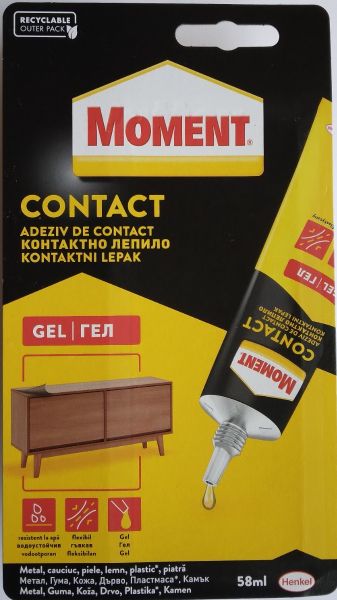 Универсално контактно гел лепило Moment, 58ml