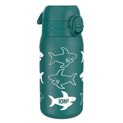 Термо бутилка за вода Ion8 Print, метална, 320ml, АКУЛИ