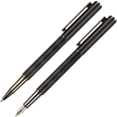 Комплект Wellington Infinity, ролер и писалка, черен