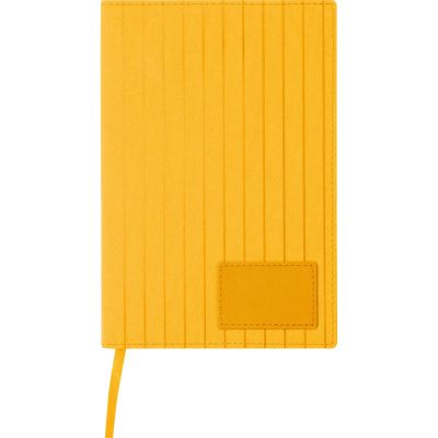 Бележник А5, PU корица, 96 страници, ЖЪЛТ