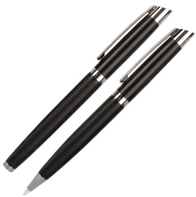 Комплект Wellington Liberty, химикалка и ролер, ЧЕРЕН