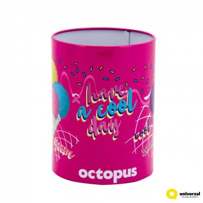 Моливник Octopus, метален, ice cream