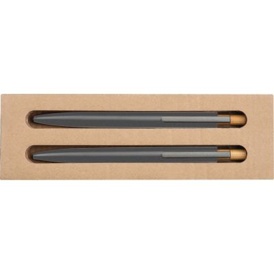 Комплект химикалка и автоматичен молив от рецикиран алуминий, ТСИВ