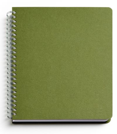 Бележник със спирала Сатурн, А5, зелен