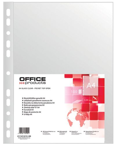 Джоб Office Products с перф. мат, А4, 40микрона опаковка 100