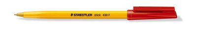 Химикалка Staedtler Stick 430 F, червена