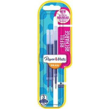 Пълнител Papermate Inkjoy Gel, блистер, опаковка 3, син M