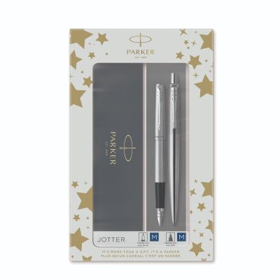 Комплект Parker Royal Jotter Stainless Steel CT, Химикалка и Писалка