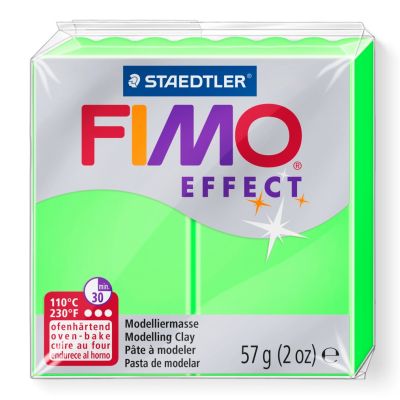 Полимерна глина Staedtler Fimo Effect,57g, неон зелен 501