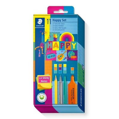 Комплект Staedtler Happy, 11 части + леп. листчета