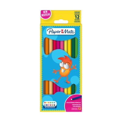 Цветни моливи Papermate Kids Colouring, 12 цвята