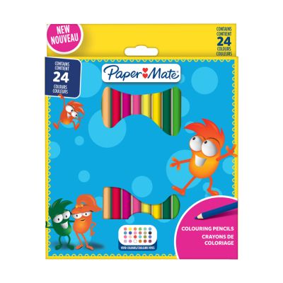 Цветни моливи Papermate Kids Colouring, 24 цвята