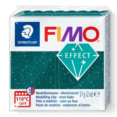 Пол.имерна глина Staedtler Fimo Effect, 57g, галактическо зелено 562